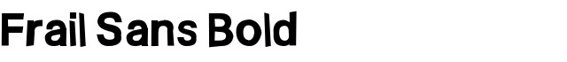 Frail Sans Bold