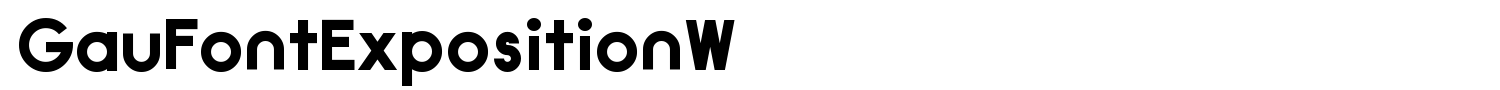 GauFontExpositionW
