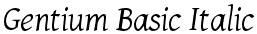 Gentium Basic