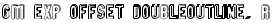 GM Exp Offset Doubleoutline, Regular
