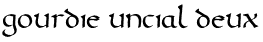 Gourdie Uncial Deux