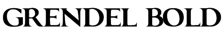 GRENDEL BOLD