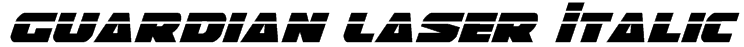 Guardian Laser Italic
