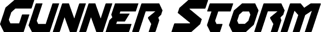Gunner Storm Condensed Italic