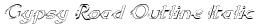Gypsy Road Outline Italic