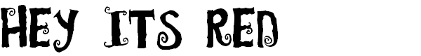 Hey it\'s red