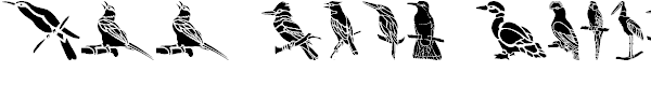 HFF Bird Stencil