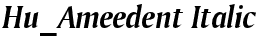 Hu_Ameedent Italic