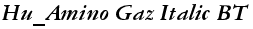 Hu_Amino Gaz Italic BT