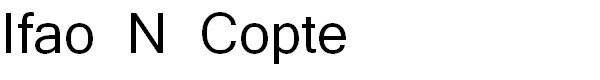 Ifao N Copte