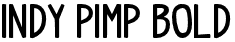 indy pimp Bold