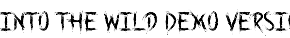Into the Wild Demo Version