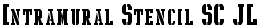 Intramural Stencil
