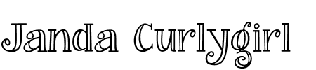 Janda Curlygirl Serif