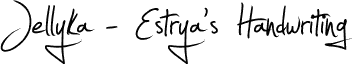 Jellyka - Estrya's Handwriting