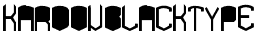 KARDONblackTYPE