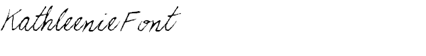 Kathleenie Font
