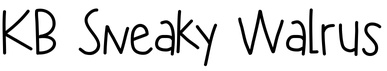 KB Sneaky Walrus