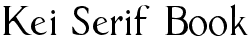 Kei Serif Book