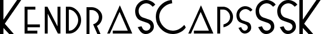 KendraSCapsSSK  Bold