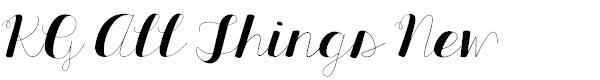 KG All Things New