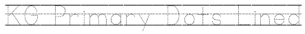 KG Primary Dots Lined