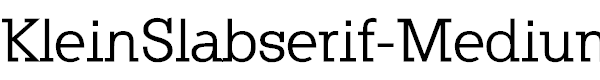 Klein Slabserif