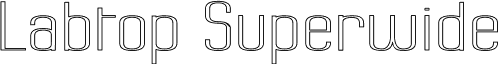 Labtop Superwide Outline