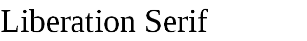 Liberation Serif