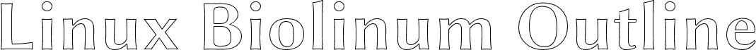 Linux Biolinum Outline Bold