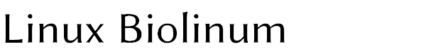 Linux Biolinum