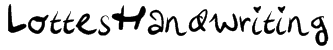 Lottes Handwriting