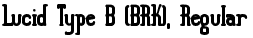 Lucid Type B (BRK)