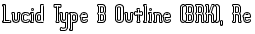 Lucid Type B Outline (BRK)
