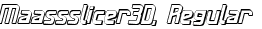 Maassslicer3D, Regular