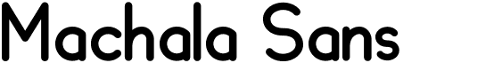 Machala Sans