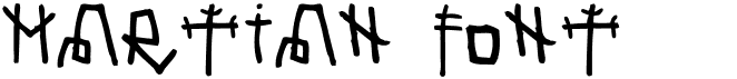 Martian Font