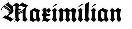 Maximilian Zierbuchstaben