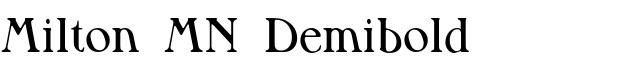 Milton MN Demibold
