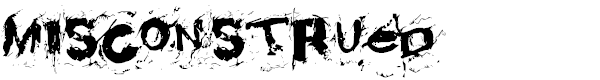 Misconstrued