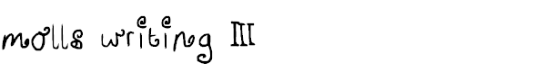 molls writing 3