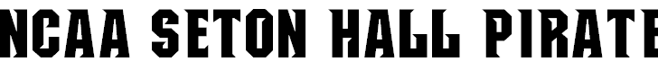 NCAA Seton Hall Pirates Bold