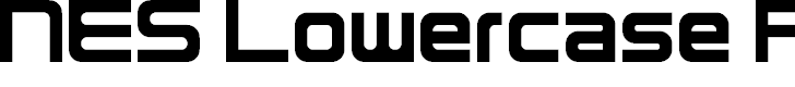 NES Lowercase