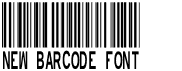 New Barcode Font TFB