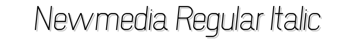 NewMedia Regular Italic