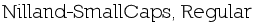 Nilland-SmallCaps, Regular