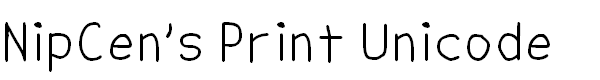 NipCen's Print Unicode