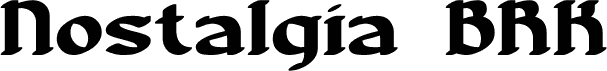 Nostalgia BRK