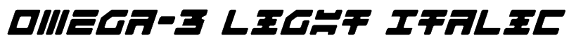 Omega-3 Light Italic