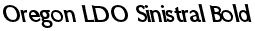 Oregon LDO Sinistral Bold